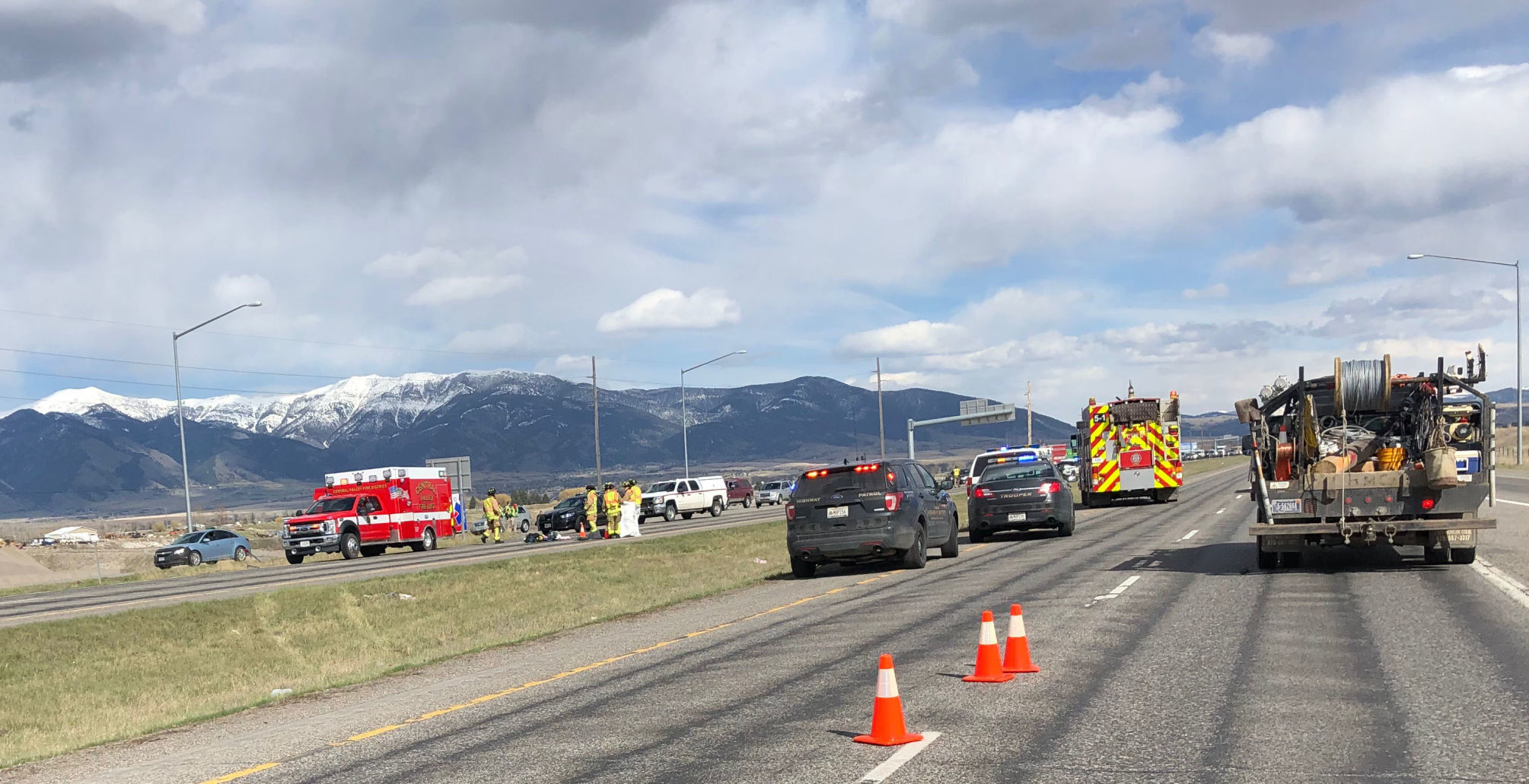 Crews respond to a fatal crash near Bozeman